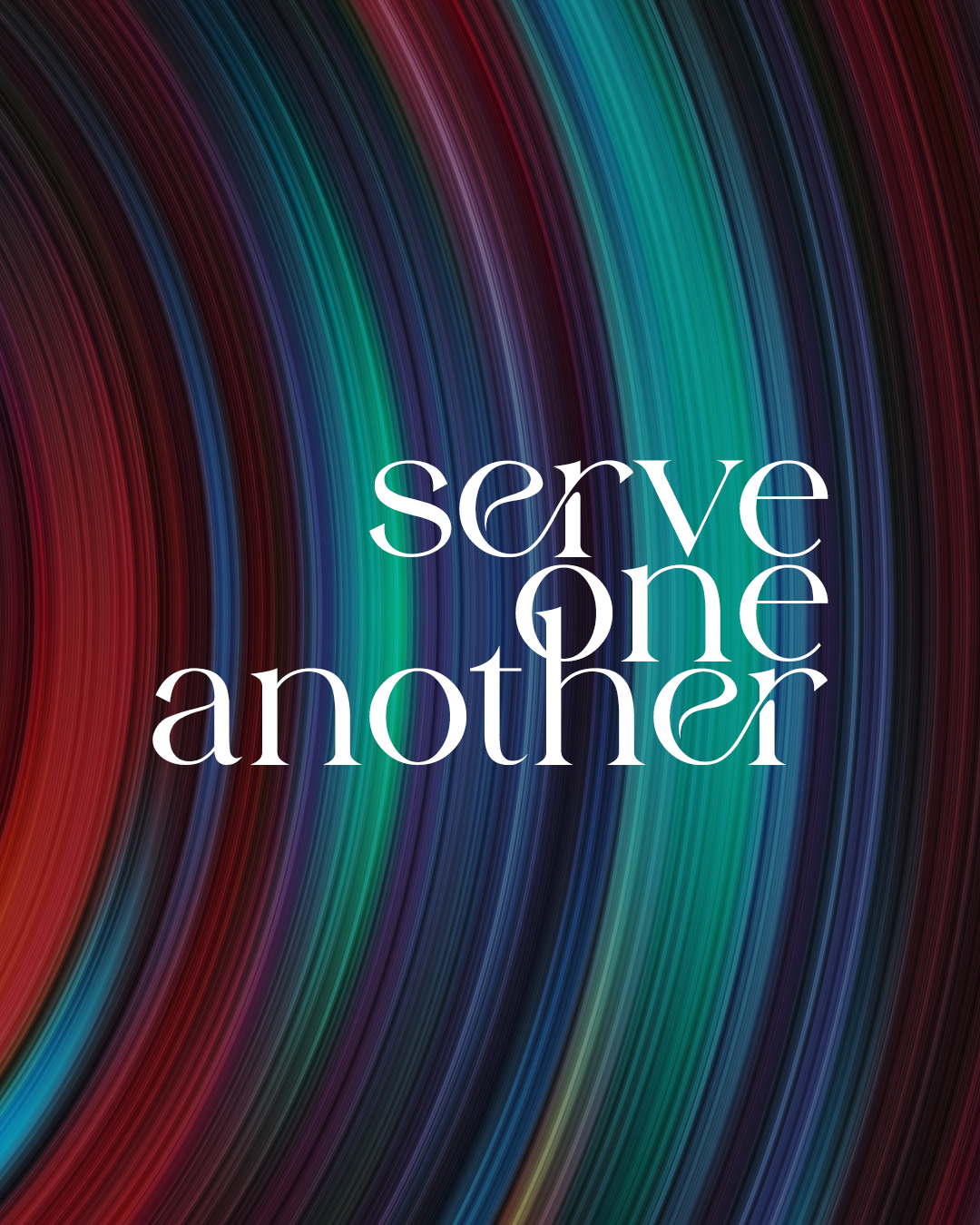 Serve one another