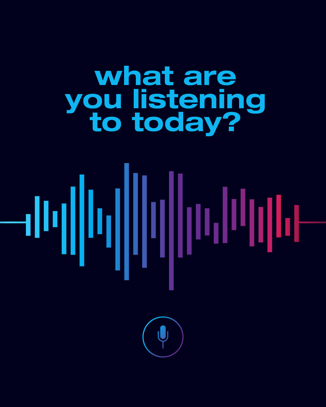 What are you listening to today?