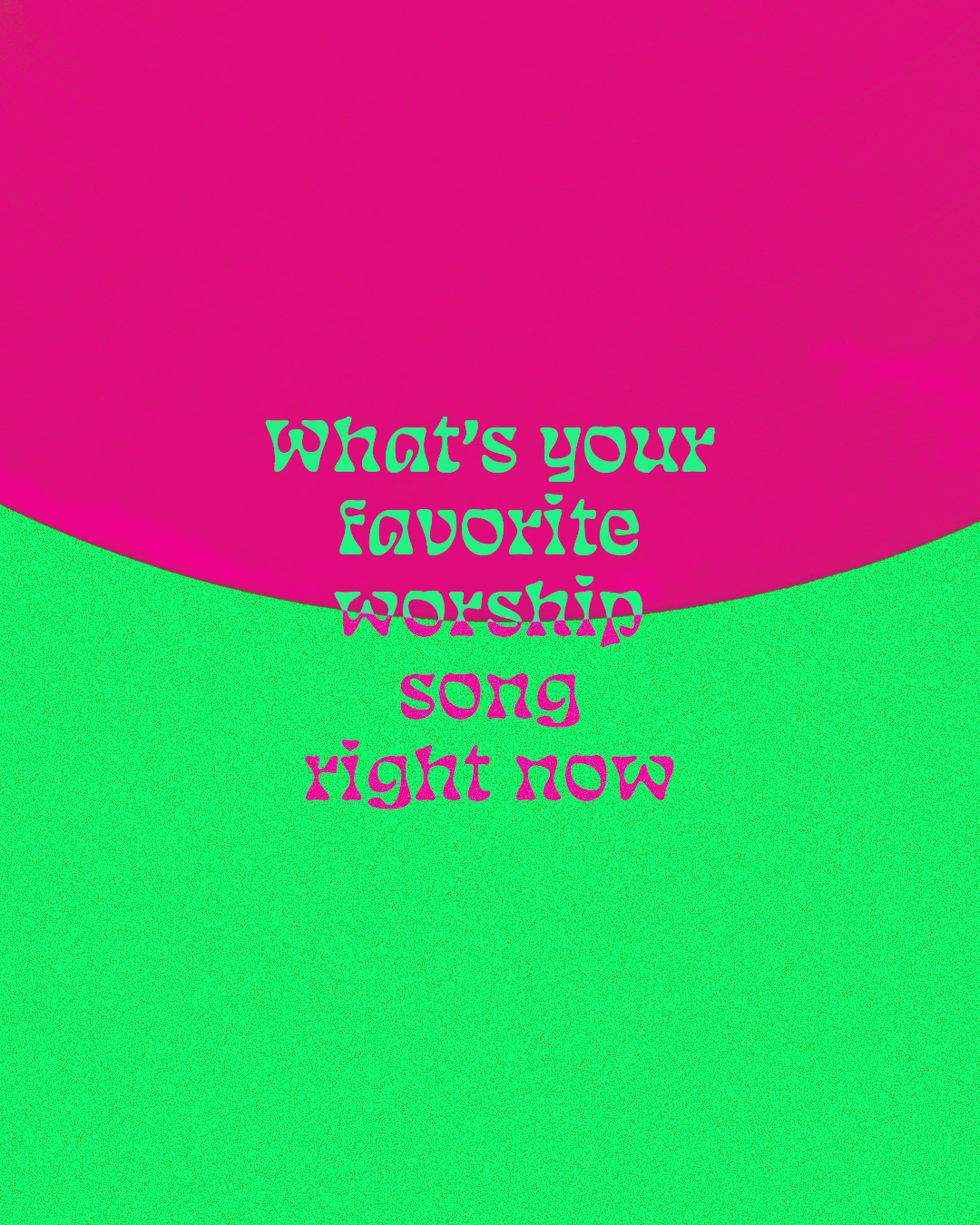 What’s your favorite worship song right now