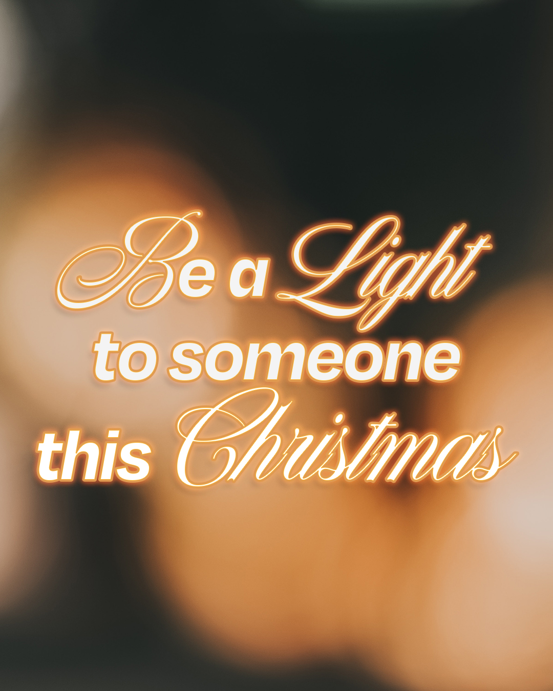 Be a light to someone this Christmas