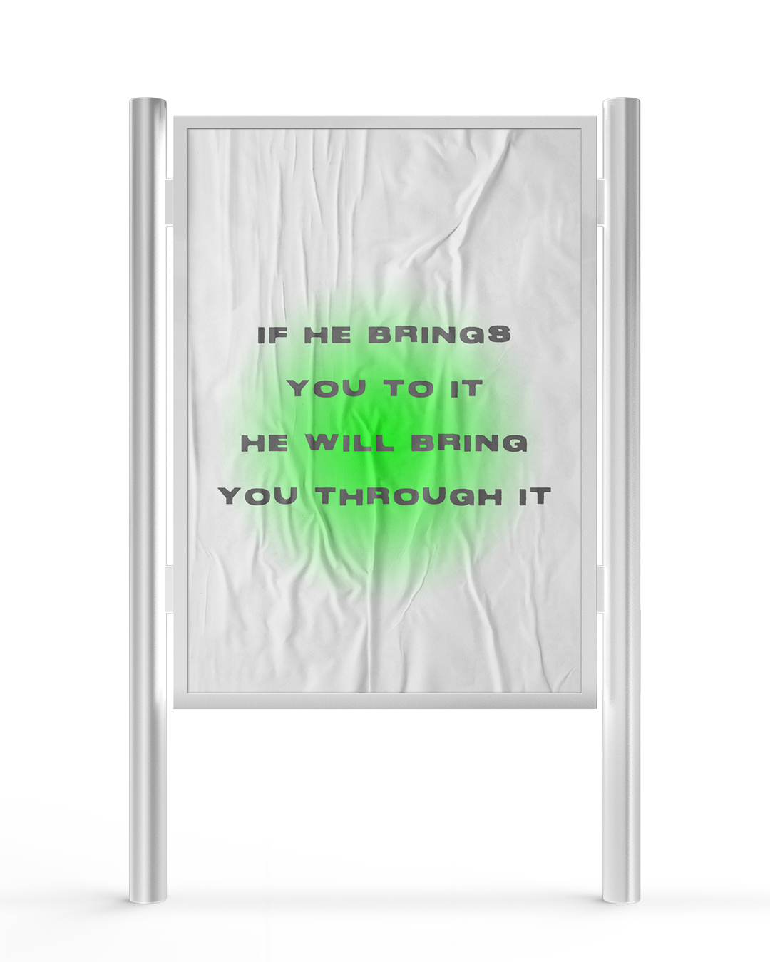 If He brings you to it, He will bring you through it