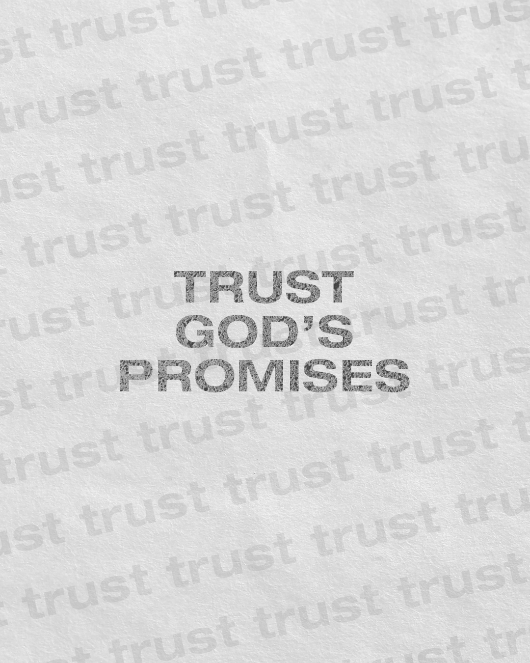 Trust God’s Promises