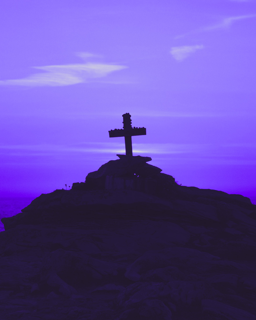 Purple Cross Hill