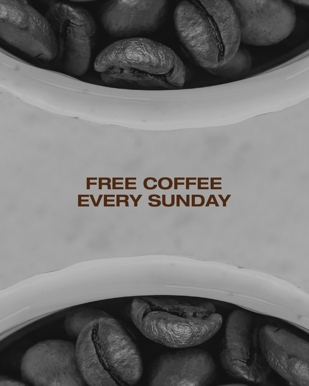 Free coffee every Sunday