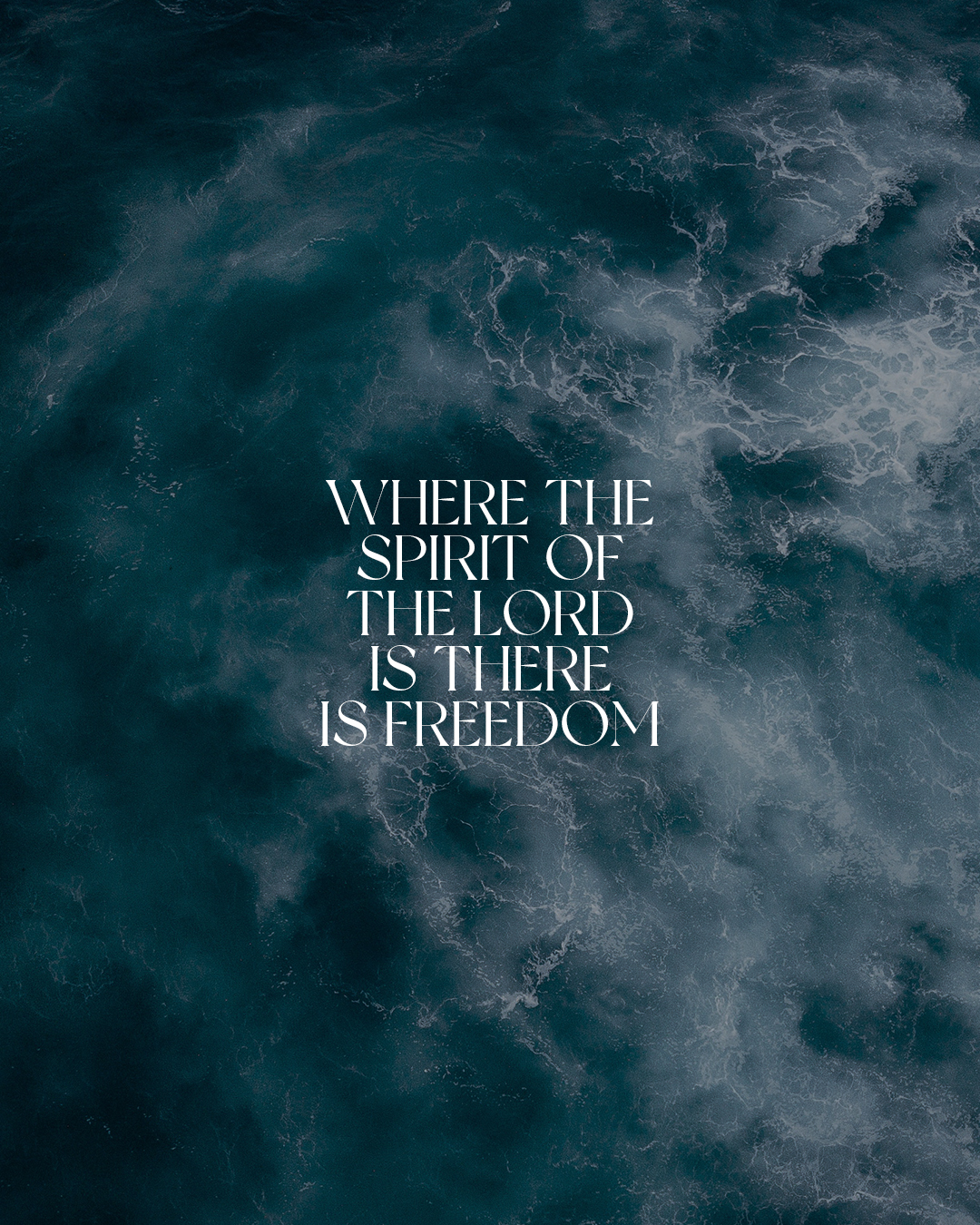 Where the Spirit of the Lord is there is freedom