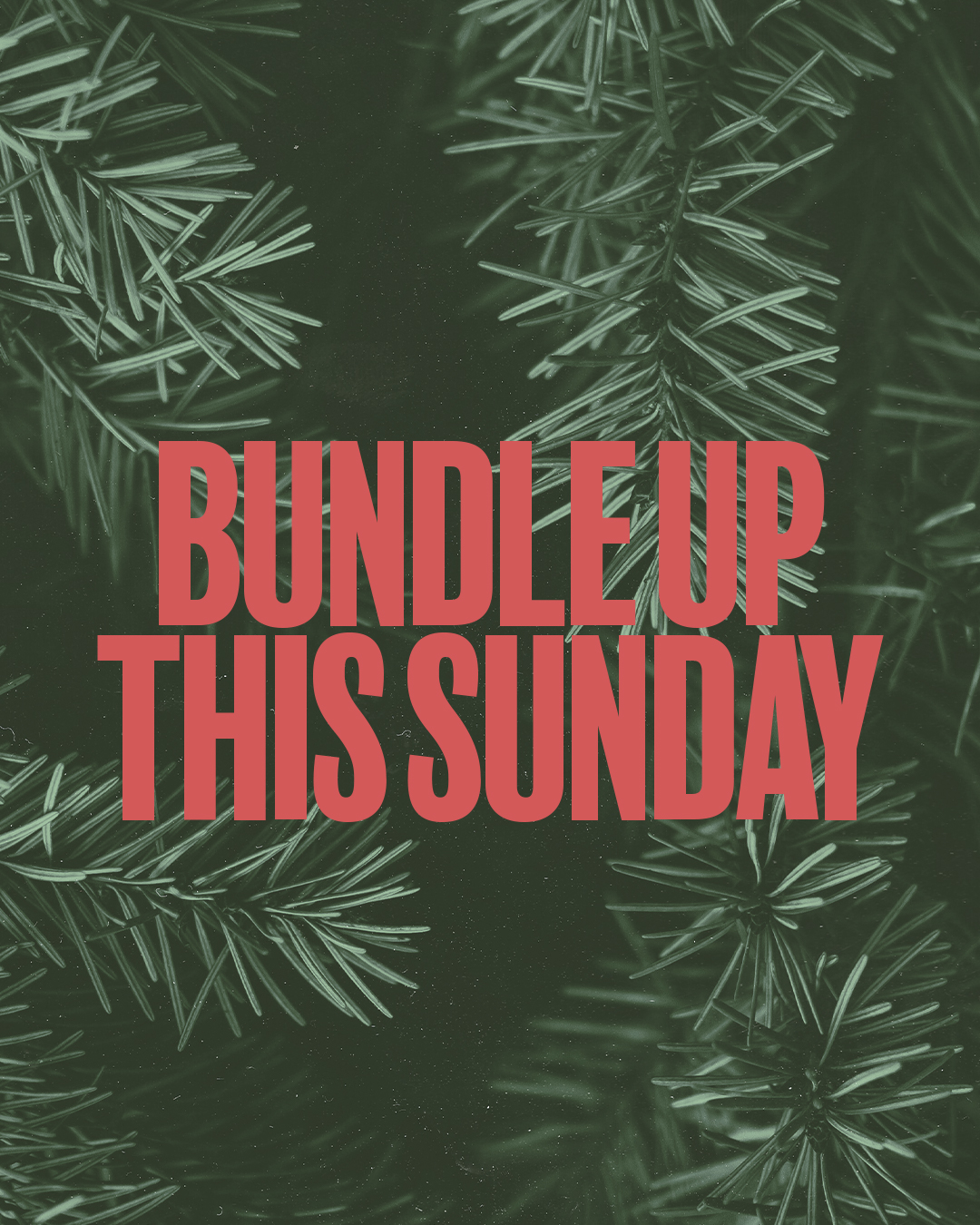 Bundle up this Sunday