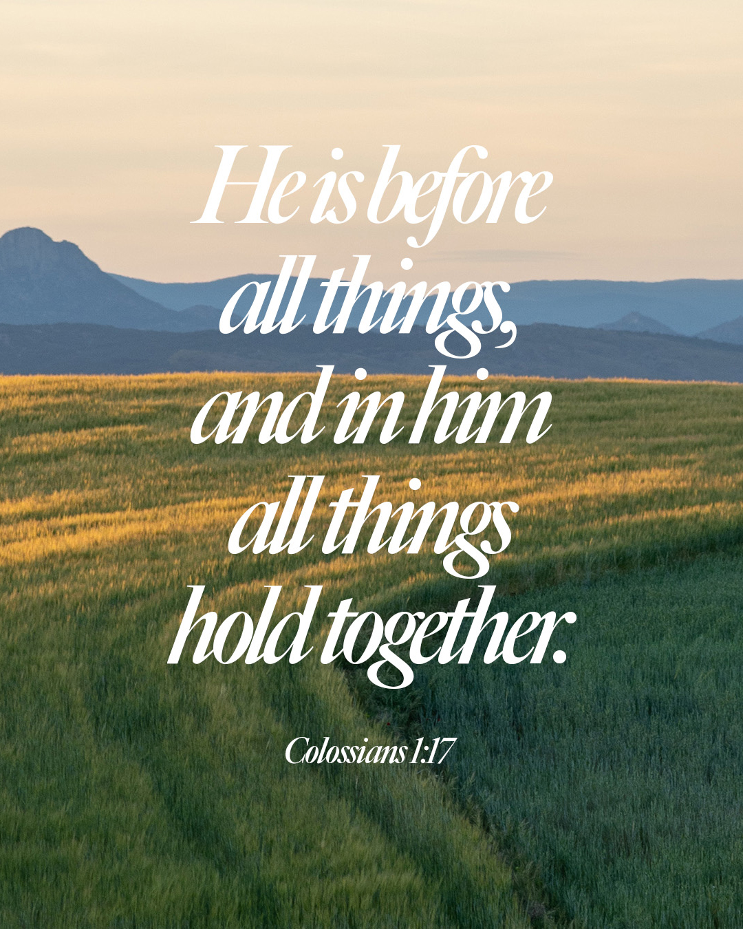 Colossians 1:17
