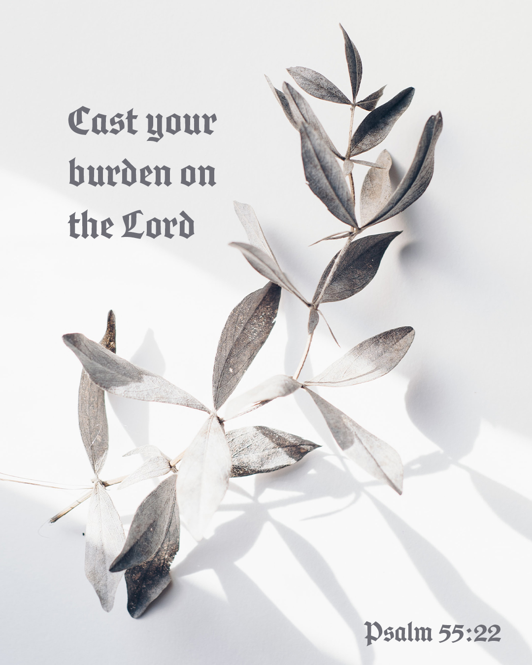 Cast Your Burden on the Lord
