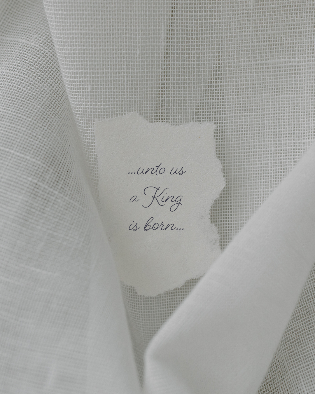 …Unto us a King is born…