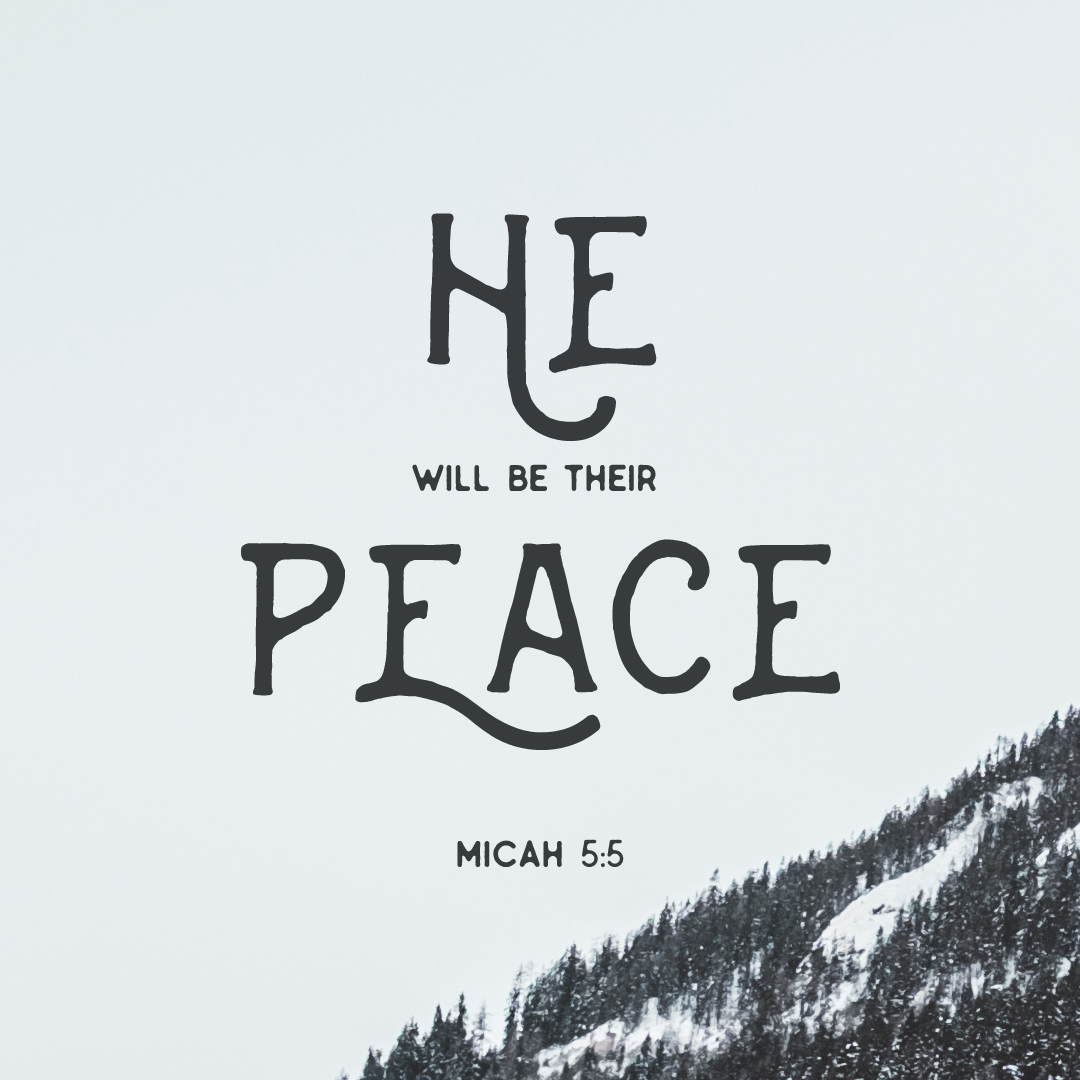 He will be their peace