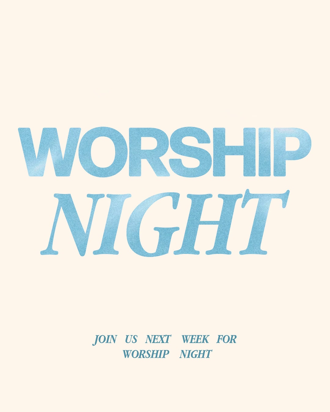 Worship Night